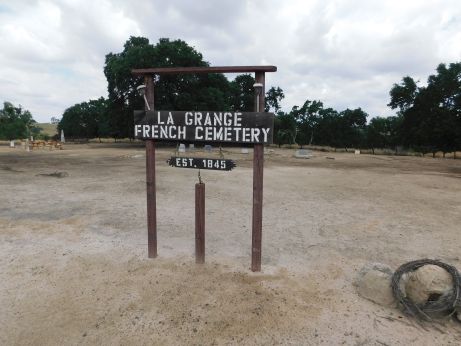 [Picture of sign at French Bar Cemetery]